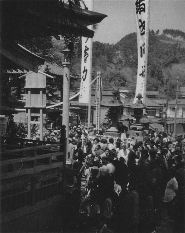 64年前の御開帳の様子