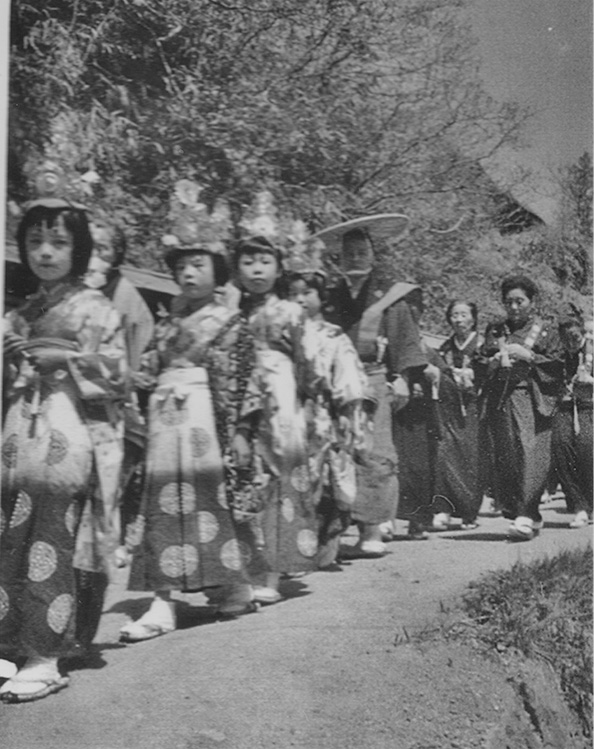 64年前の御開帳の様子